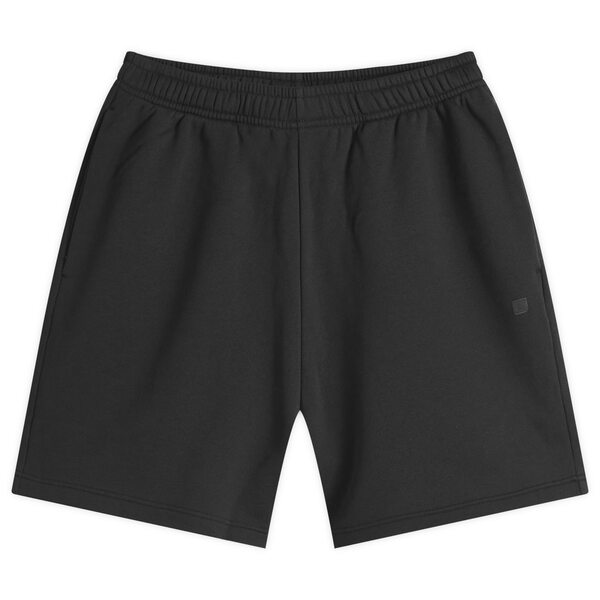 【送料無料】 アクネ ストゥディオズ メンズ ハーフパンツ・ショーツ ボトムス Acne Studios Forge U X Face Sweat Shorts Black