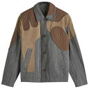 【送料無料】 クレイググリーン メンズ ジャケット・ブルゾン アウター Craig Green Utility Patch Jacket Black& Whit...