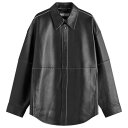 【送料無料】 アクネ ストゥディオズ メンズ シャツ トップス Acne Studios Leather Overshirt Black