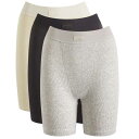 【送料無料】 スキムズ レディース パンツ アンダーウェア SKIMS Cotton Rib Boxer 3 Pack Bundle Bone Multi