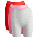 【送料無料】 スキムズ レディース パンツ アンダーウェア SKIMS Cotton Rib Boxer - 3-Pack Sugar Pink Multi
