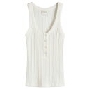 【送料無料】 クローズド レディース タンクトップ トップス Closed Half Placket Tank Top Ivory