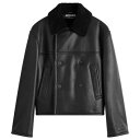 【送料無料】 ジャクエムス メンズ ジャケット・ブルゾン アウター Jacquemus Short Shearling Jacket Black