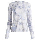 【送料無料】 オフ-ホワイト レディース シャツ トップス Off-White Second Skin Long Sleeve Top in Print Ser...