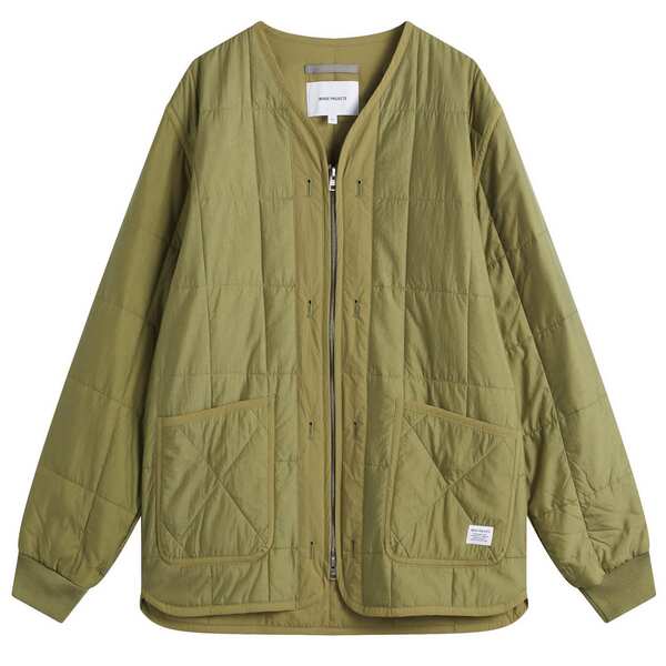 ノースプロジェクト メンズ アウター ジャケット・ブルゾン Norse Projects Military Liner Jacket Moss Green グリーン(4)