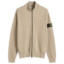 【送料無料】 ストーンアイランド メンズ カーディガン アウター Stone Island Ribbed Cotton Full Zip Cardigan De...