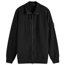 【送料無料】 ストーンアイランド メンズ パーカー・スウェット アウター Stone Island Ghost Piece Full Zip Sweatshirt Black(4)