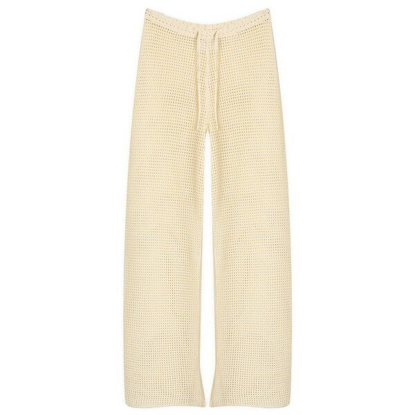 グッドアメリカン レディース ボトムス カジュアルパンツ Good American Crochet Pant Ecru エクリュ