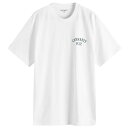 【送料無料】 カーハート メンズ Tシャツ トップス Carhartt WIP Cabinetry T-Shirt White & Black