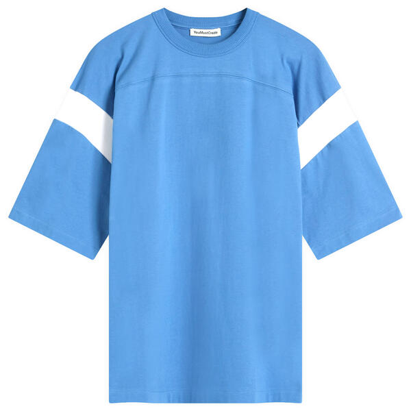 ワイエムシー レディース トップス Tシャツ YMC Skate T-Shirt Blue & White ホワイト(4)
