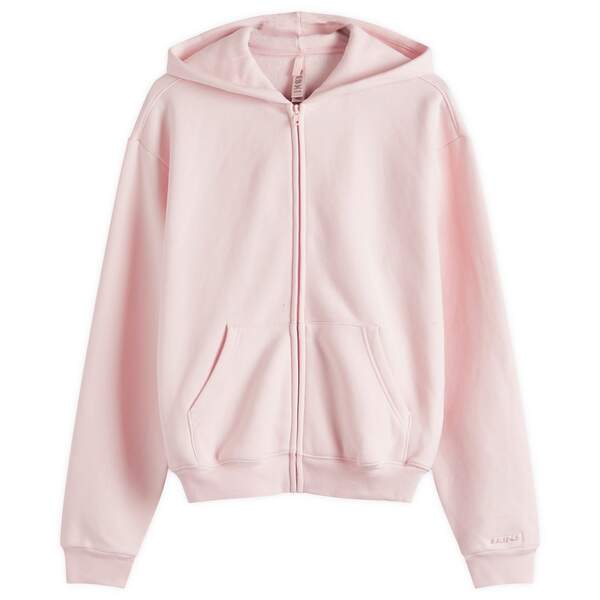 【送料無料】 スキムズ レディース パーカー・スウェット アウター SKIMS Cotton Fleece Classic Zip Up Hoodie Barely Pinkのサムネイル