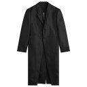 【送料無料】 リックオウエンス メンズ コート アウター Rick Owens Silk Gazar Lido Coat Black