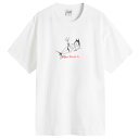 【送料無料】 ポーラー スケート カンパニー メンズ Tシャツ トップス Polar Skate Co. Devil Woman T-Shirt White