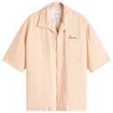 【送料無料】 ビズビム メンズ シャツ トップス Visvim Grayson Down Short Sleeve Shirt Pink