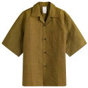 【送料無料】 ビズビム メンズ シャツ トップス Visvim Keesey Silk Chambray Vacation Shirt Khaki