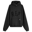 【送料無料】 リプレゼント メンズ パーカー・スウェット アウター Represent Rep Applique Hoodie Off Black