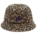 【送料無料】 ニードルズ メンズ 帽子 アクセサリー Needles Jacquard Bermuda Hat Leopard