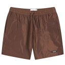 【送料無料】 カルバンクライン メンズ ハーフパンツ・ショーツ 水着 Calvin Klein Medium Drawstring Swim Shorts Br...