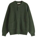 【送料無料】 フリズムワークス メンズ カーディガン アウター FrizmWORKS Deck Zip Up Cardigan Forest Green
