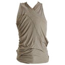 【送料無料】 リックオウエンス メンズ タンクトップ トップス Rick Owens Hollywood Banana Tank Dust