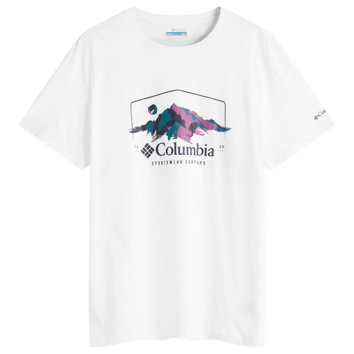 【送料無料】 コロンビア メンズ Tシャツ トップス Columbia Path Lake Graphic T-Shirt White 【送料無料】 コロンビア メンズ Tシャツ トップス Columbia Path Lake Graphic T-Shirt White