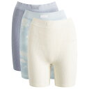 【送料無料】 スキムズ レディース パンツ アンダーウェア SKIMS Cotton Rib Boxer - 3-Pack Blue Quartz Cloud ...