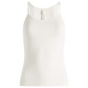【送料無料】 スキムズ レディース タンクトップ トップス SKIMS Cotton Rib Scoop Tank Marble