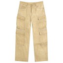 【送料無料】 リックオウエンス レディース デニムパンツ ボトムス Rick Owens DRKSHDW Double Cargo Jeans Parchmen...