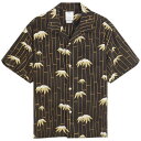【送料無料】 ビズビム メンズ シャツ トップス Visvim Copa Silk Bamboo Vacation Shirt Black