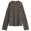 【送料無料】 アクネ ストゥディオズ メンズ Tシャツ トップス Acne Studios Applique Logo Long Sleeve T-Shirt ...