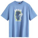 【送料無料】 ブレインデッド メンズ Tシャツ トップス Brain Dead Rising Ear T-Shirt Blue(4)