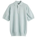 【送料無料】 ビームス プラス メンズ ポロシャツ トップス Beams Plus Boucle Knit Polo Sax