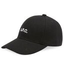 【送料無料】 アーペーセー メンズ 帽子 アクセサリー A.P.C. Charlie Cap Black