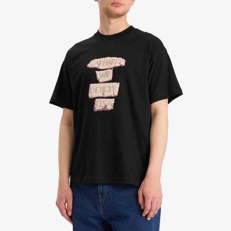 【送料無料】 カーハート メンズ Tシャツ トップス Carhartt WIP Masterpiece T-Shirt Black