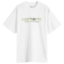 【送料無料】 カーハート メンズ Tシャツ トップス Carhartt WIP Solar Chrome Script T-Shirt White