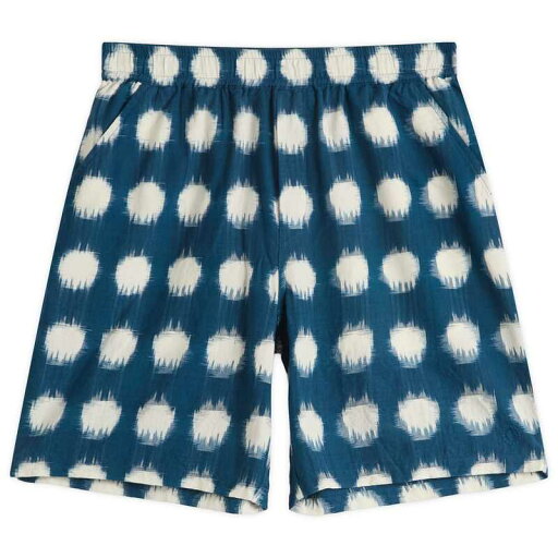 【送料無料】 フォーク メンズ ハーフパンツ・ショーツ ボトムス Folk Relaxed Fit Shorts Indigo Ikat 【送料無料】 フォーク メンズ ハーフパンツ・ショーツ ボトムス Folk Relaxed Fit Shorts Indigo Ikat