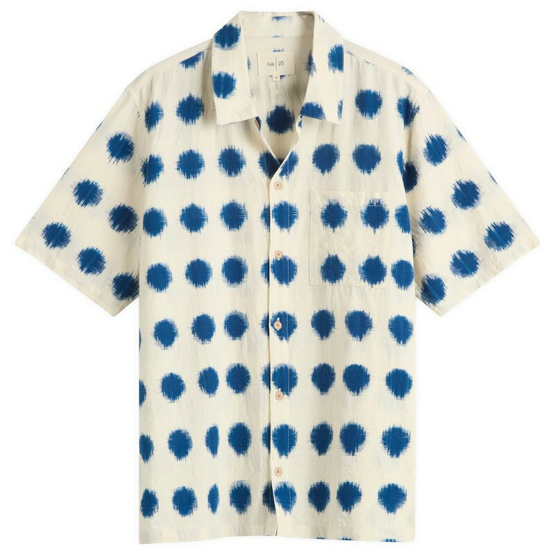 【送料無料】 フォーク メンズ シャツ トップス Folk Gabe vacation Shirt Ecru Ikat
