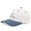 【送料無料】 アニービン レディース 帽子 ベースボールキャップ アクセサリー Anine Bing Jeremy Baseball Cap Ivory & Navy