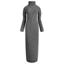 【送料無料】 マックスマーラ レディース ワンピース トップス Max Mara Knitted Turtle Neck Maxi Dress Medium G...