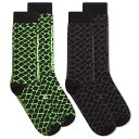 【送料無料】 アリーズ メンズ 靴下 アンダーウェア END. x Aries Moto Dodgem Sock 2-pack Multi