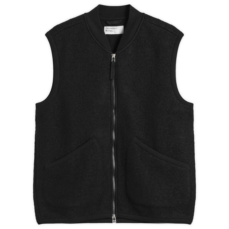 ˥С   ѡå   ե꡼ Universal Works Wool Fleece Zip Wais...