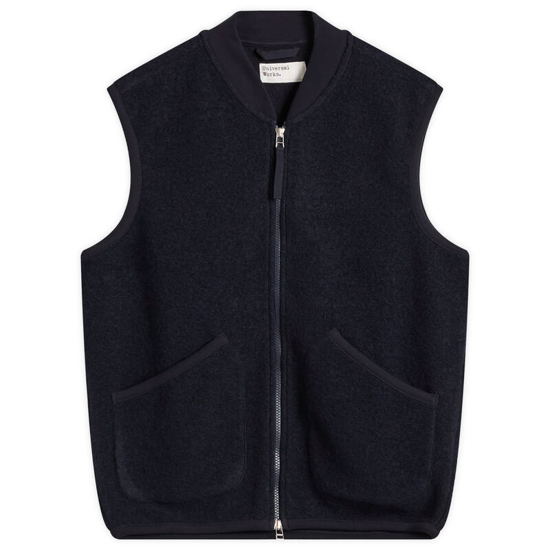 ˥С   ѡå   ե꡼ Universal Works Wool Fleece Zip Wais...