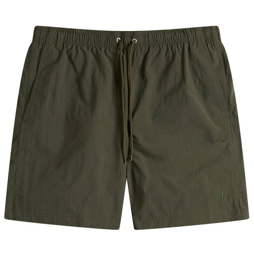 【送料無料】 ノースプロジェクト メンズ ハーフパンツ・ショーツ 水着 Norse Projects Hauge Recycled Nylon Swim Shorts Black Olive 【送料無料】 ノースプロジェクト メンズ ハーフパンツ・ショーツ 水着 Norse Projects Hauge Recycled Nylon Swim Shorts Black Olive