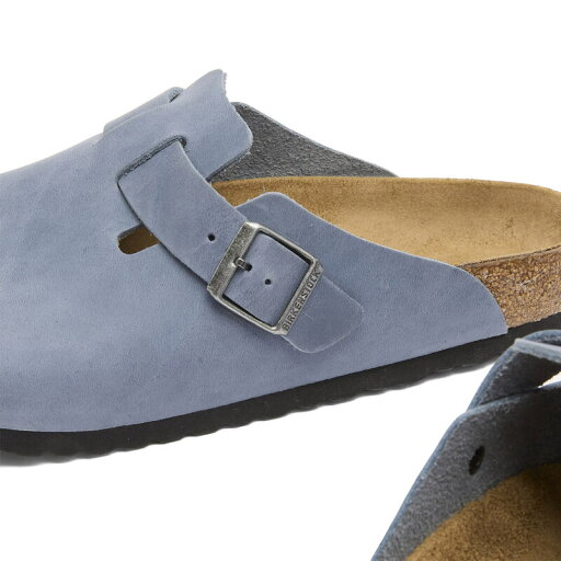 【送料無料】 ビルケンシュトック メンズ サンダル シューズ Birkenstock Boston Elemental Blue Oiled Leather