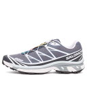 【送料無料】 サロモン メンズ スニーカー シューズ Salomon XT-6 Sneaker Grisaille Blue Nights & Violet Tulip