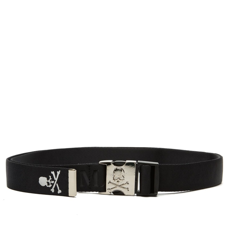 【送料無料】 マスターマインド メンズ ベルト アクセサリー MASTERMIND WORLD Tape Belt Black