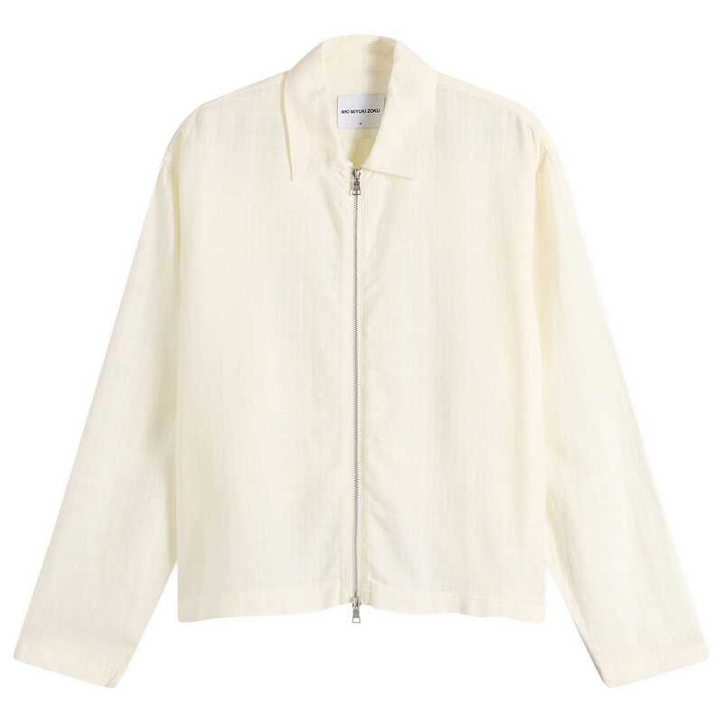 エムケーアイ メンズ アウター ジャケット・ブルゾン MKI Loose Weave Check Rider Jacket Bone チェック