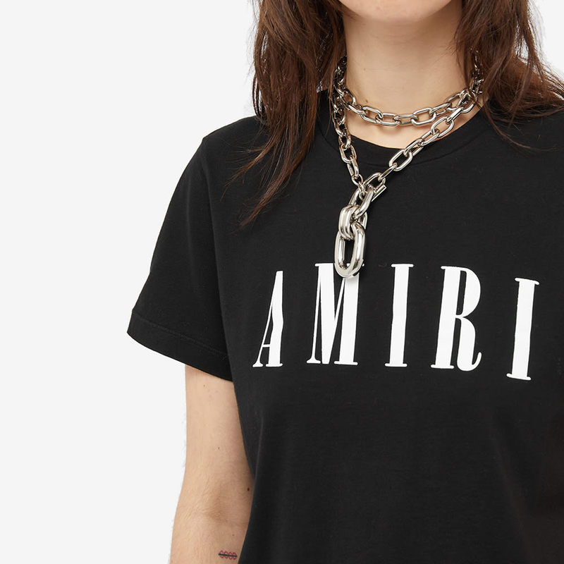 アミリ レディース Tシャツ トップス AMIRI Core Logo Tee Black