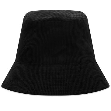 エンジニアードガーメンツ メンズ 帽子 アクセサリー Engineered Garments Cord Bucket Hat Black Cotton 8W Corduroy