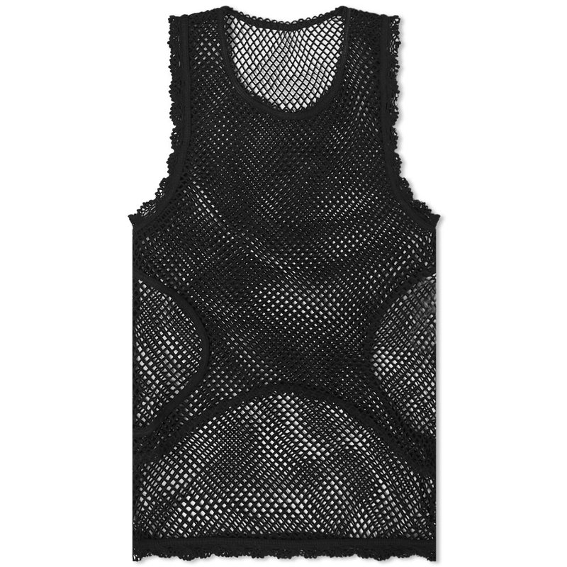 ディオンリー レディース タンクトップ トップス Dion Lee Net Lace Tank Top Black